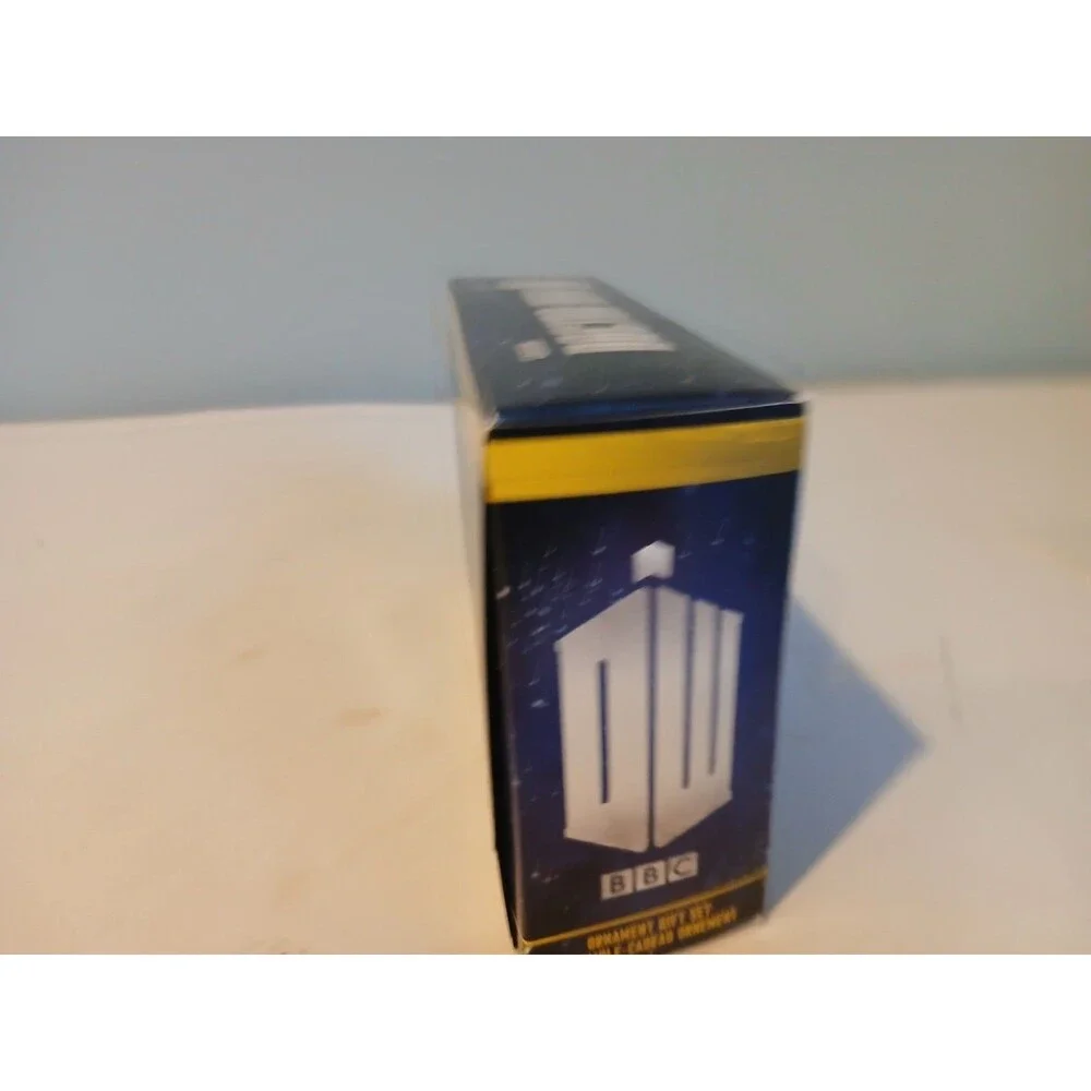 Vtg 1996 Kurt Adler Doctor Who Ornament Cyberman Dalek Screwdriver Tardis W Box